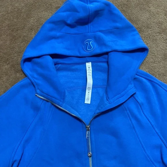 ❌Sold❌ Lululemon Blue Nile Scuba Oversized Full Zip - Picture 6 of 12